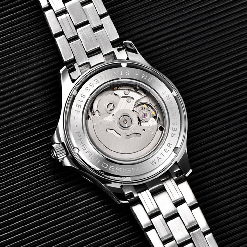 Pulseira Pagani Design Veracius em aço inoxidável preto