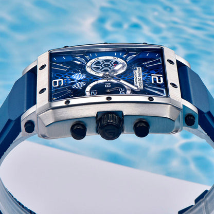 Pagani Design Monaco Argent Bleu