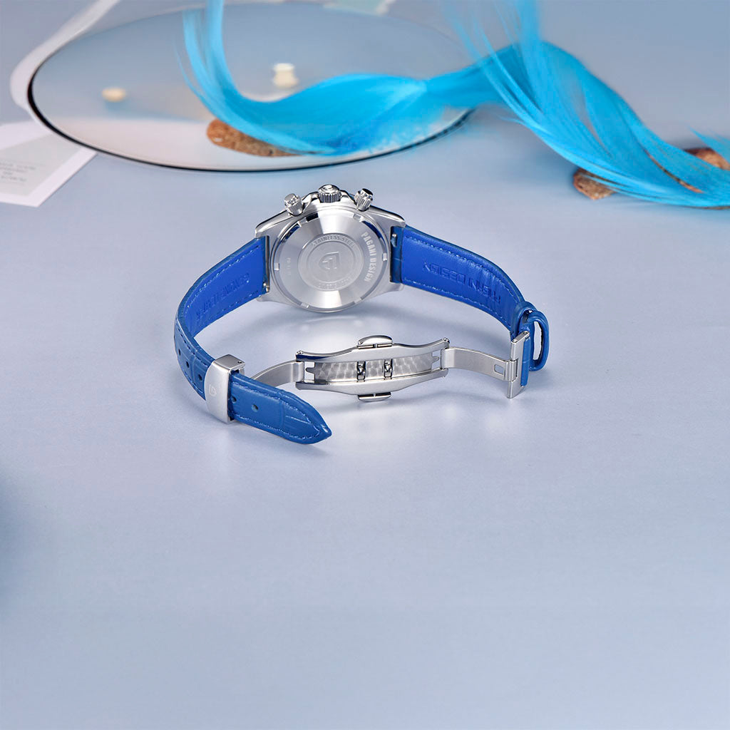 Relógio Feminino Pagani Design Daisy Blue 