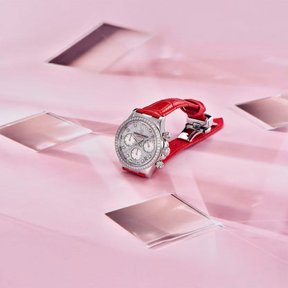 Montre femme Pagani Design Daisy Rouge 