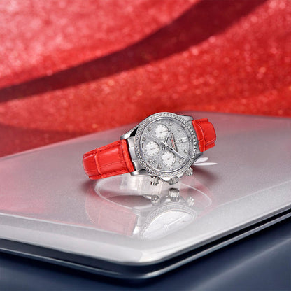 Montre femme Pagani Design Daisy Rouge 