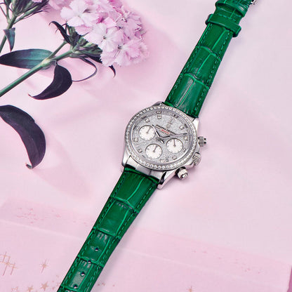 Montre femme Pagani Design Daisy Vert 
