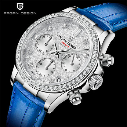 Montre femme Pagani Design Daisy Blue 