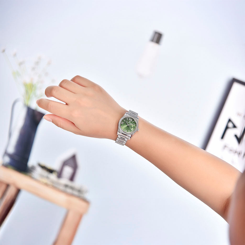 Relógio Feminino Pagani Design Lily Green 