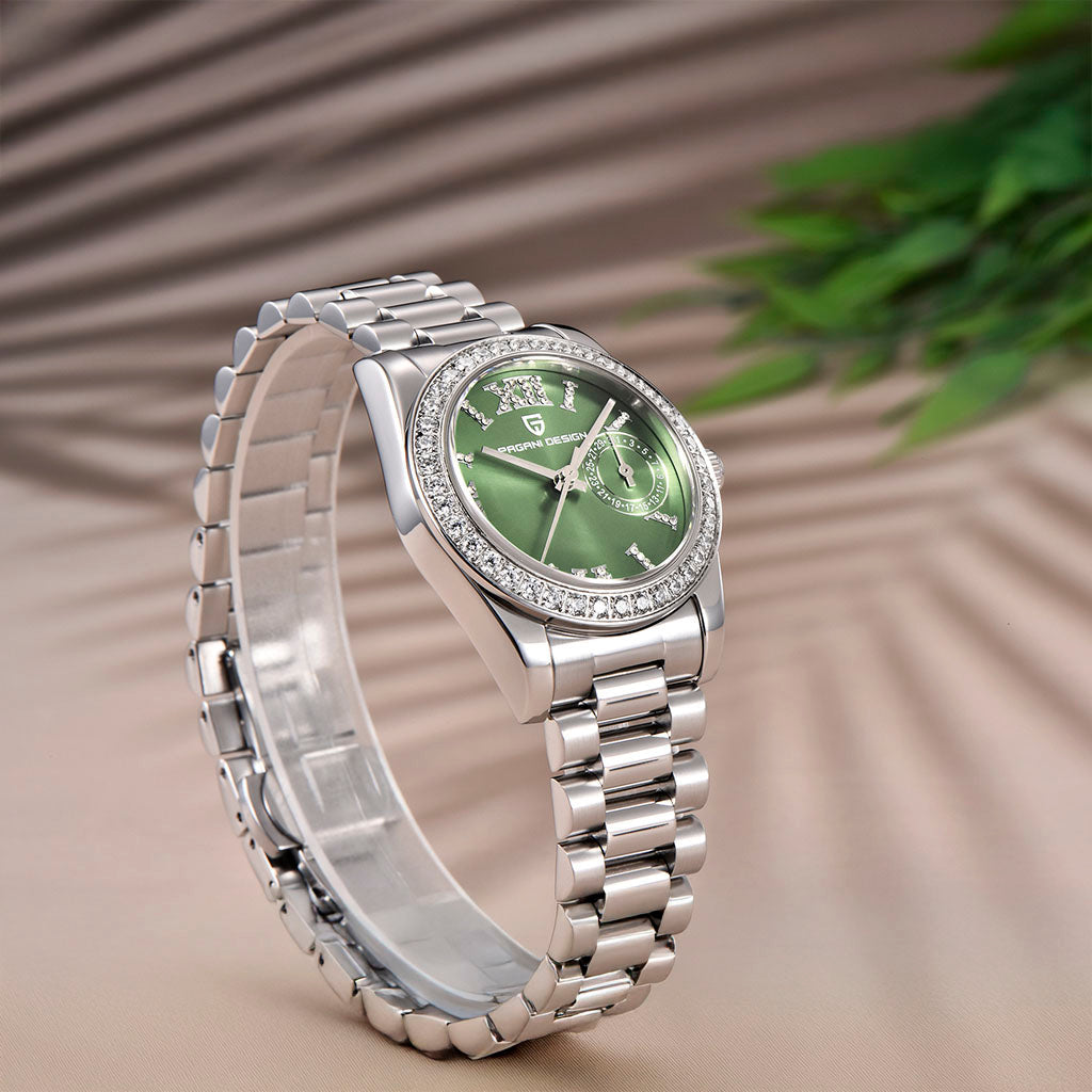 Relógio Feminino Pagani Design Lily Green 