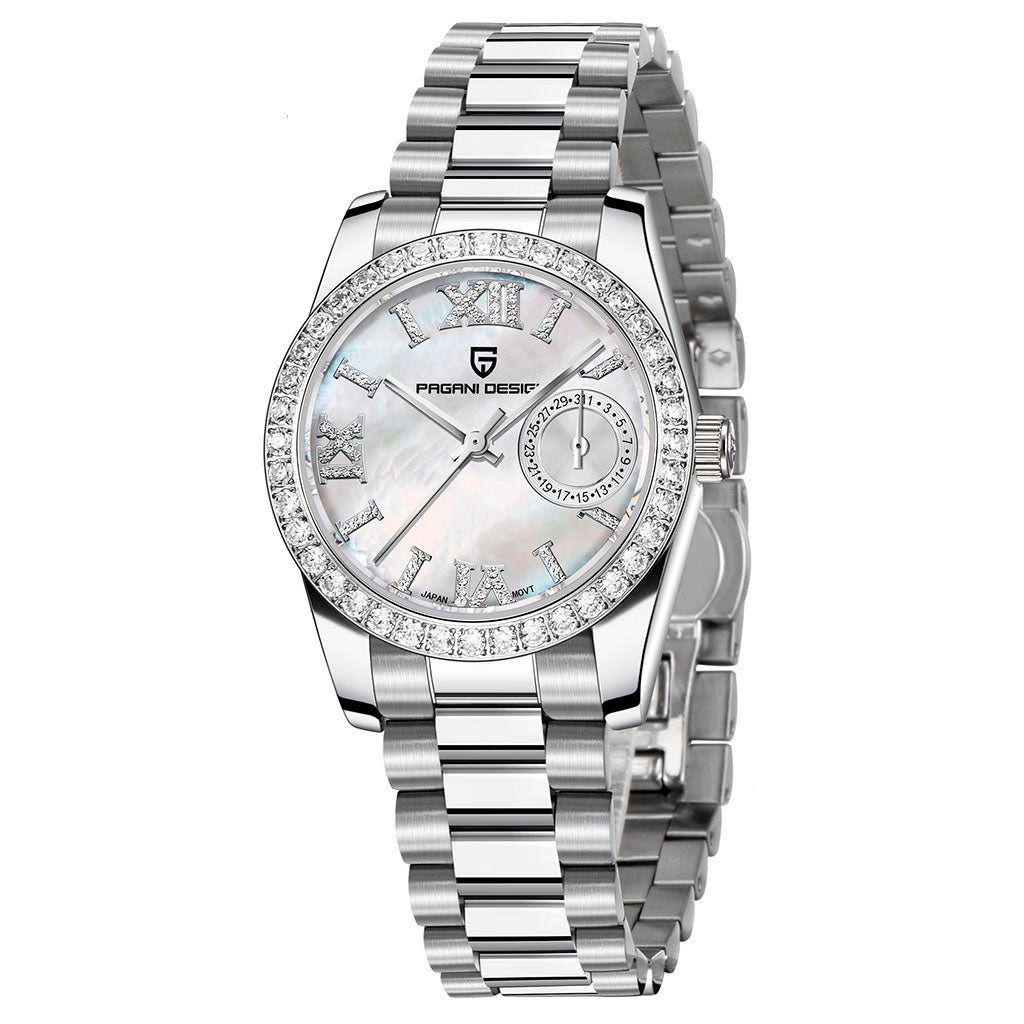 Relógio Pagani Design Lily White Feminino 