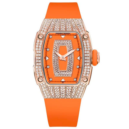 Montre femme Pagani Design Marigold Orange Gold 