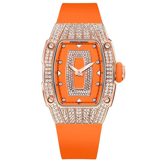 Women's Watch Pagani Design Marigold Orange Gold