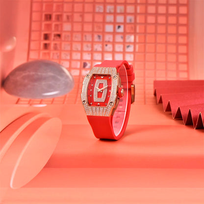 Montre femme Pagani Design Marigold Rouge Or 