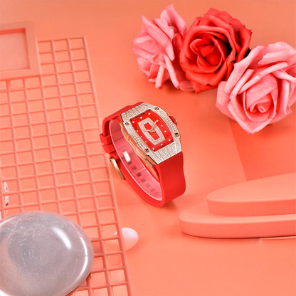 Montre femme Pagani Design Marigold Rouge Or 