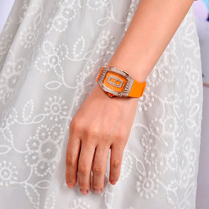 Montre femme Pagani Design Marigold Orange Gold 