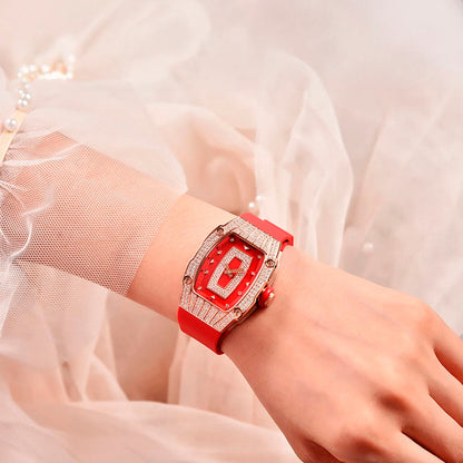 Montre femme Pagani Design Marigold Rouge Or 