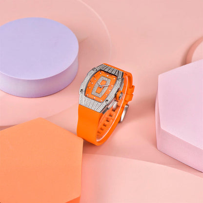 Women's Watch Pagani Design Marigold Orange Silver