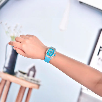 Montre femme Pagani Design Marigold Bleu Argent 