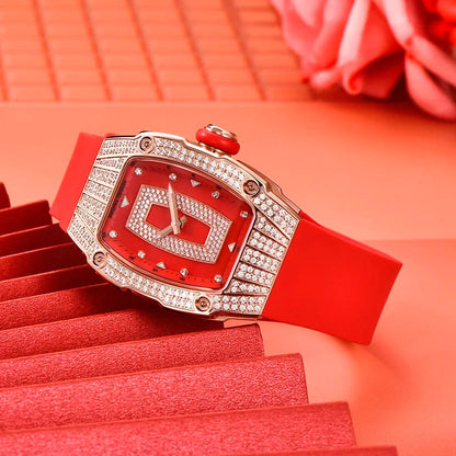 Montre femme Pagani Design Marigold Rouge Or 