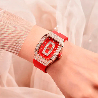 Montre femme Pagani Design Marigold Rouge Or 