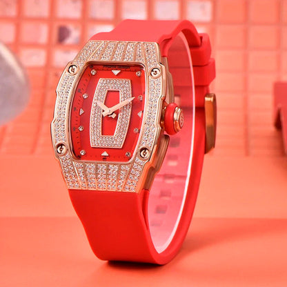 Montre femme Pagani Design Marigold Rouge Or 