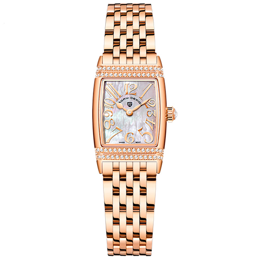 Women's Watch Pagani Design Sunflower Gold White