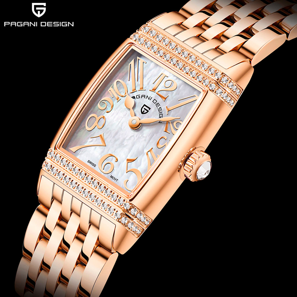 Women's Watch Pagani Design Sunflower Gold White