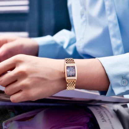 Montre femme Pagani Design Tournesol Or Nébuleuse 