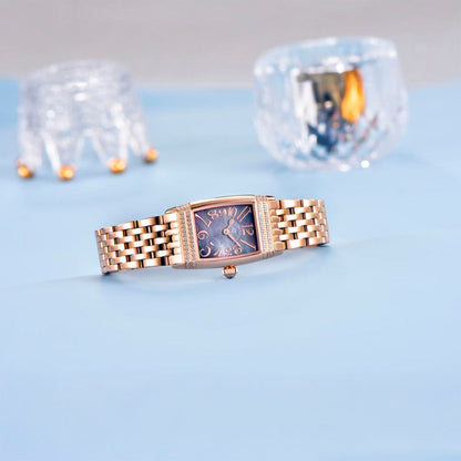 Montre femme Pagani Design Tournesol Or Nébuleuse 