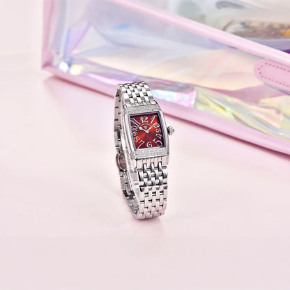 Relógio Feminino Pagani Design Tournesol Argent Rouge