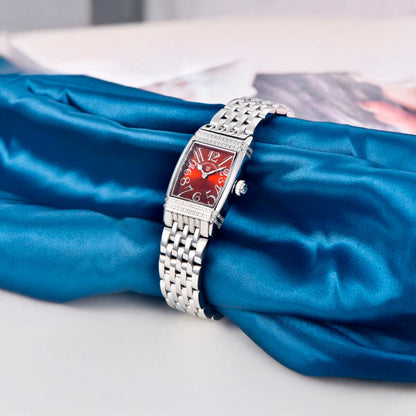 Relógio Feminino Pagani Design Tournesol Argent Rouge