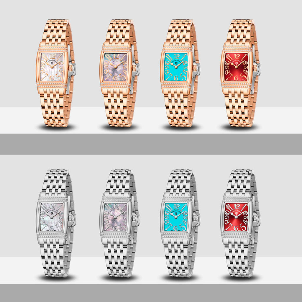Women's Watch Pagani Design Sunflower Gold White