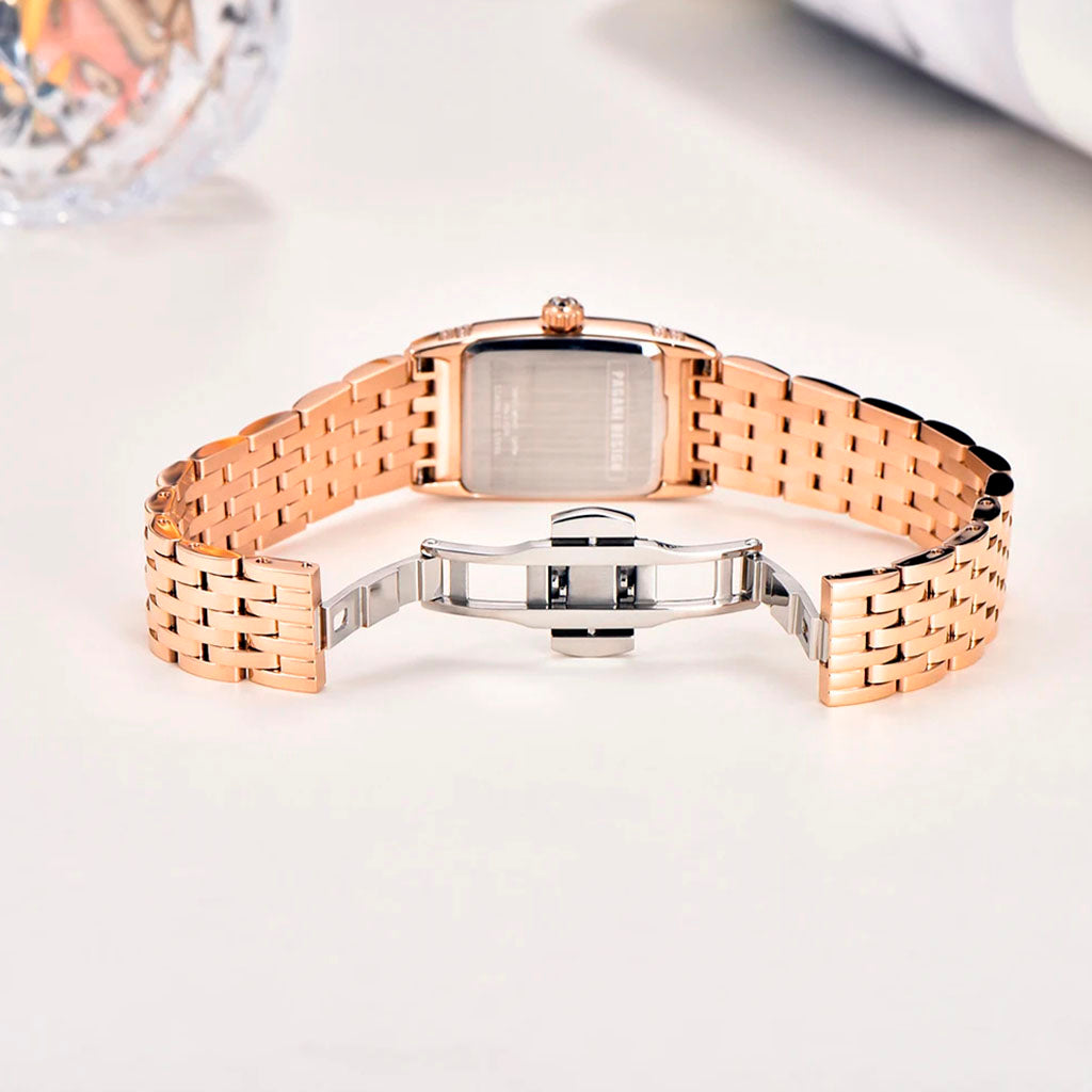 Women's Watch Pagani Design Sunflower Gold White