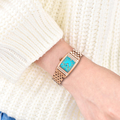 Relógio Feminino Pagani Design Tournesol Or Bleu