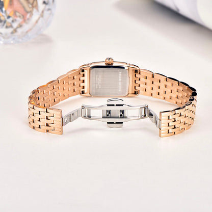 Montre femme Pagani Design Tournesol Or Nébuleuse 