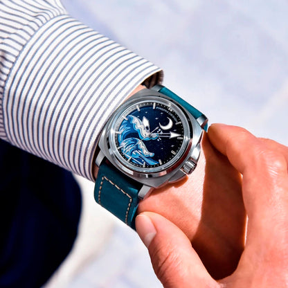 Pagani Design Wave Argent Bleu