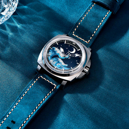 Pagani Design Wave Argent Bleu